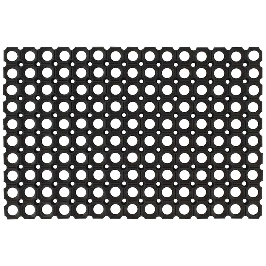 Paillasson rectangulaire 40x60 cm caoutchouc