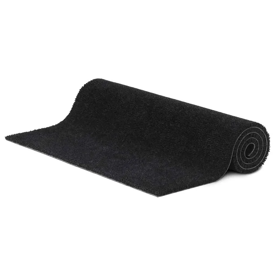 Tapis de porte noir 90x150 cm fibre de coco touffeté - 3