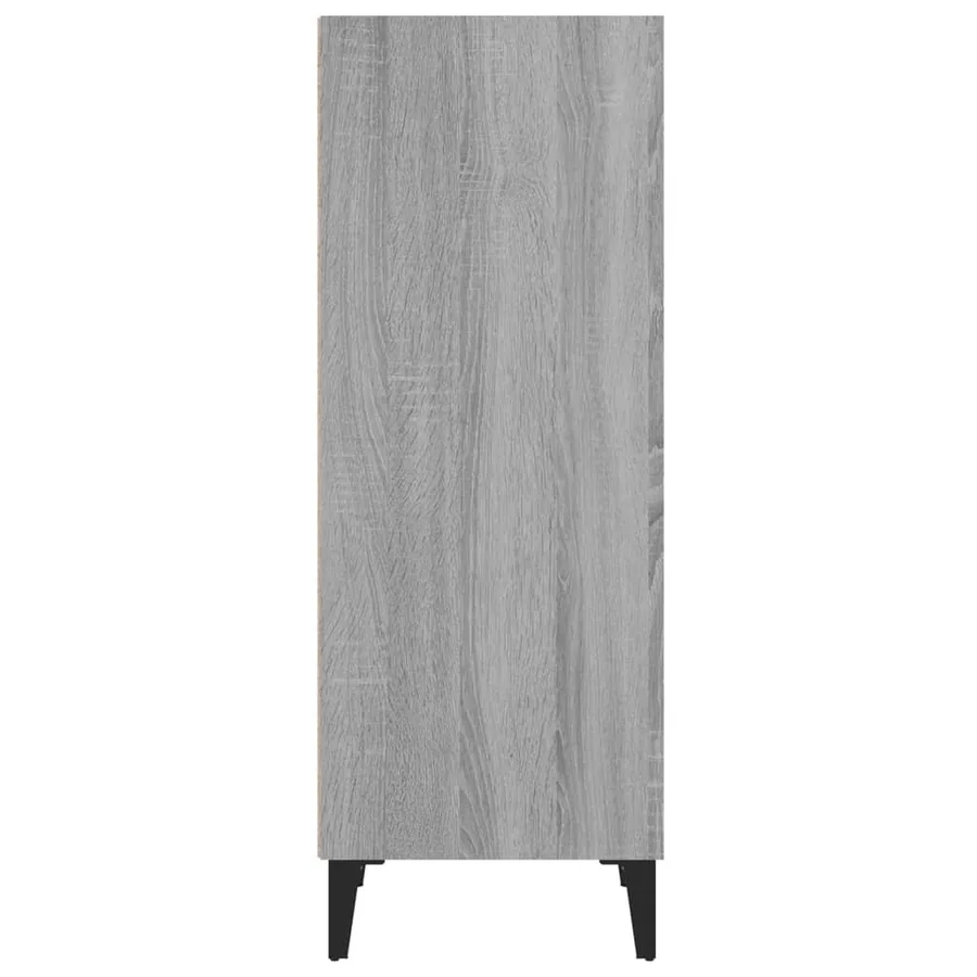 Buffet sonoma gris 34,5x32,5x90 cm bois d'ingénierie - 6
