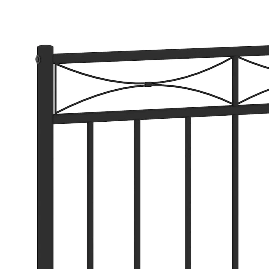 Tête de lit de remplacement métal noir 150 cm - 6