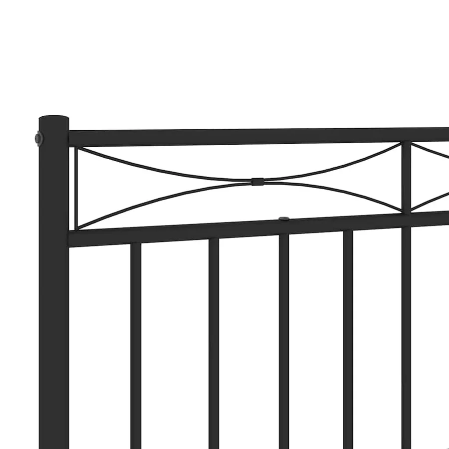 Tête de lit de remplacement métal noir 180 cm - 6