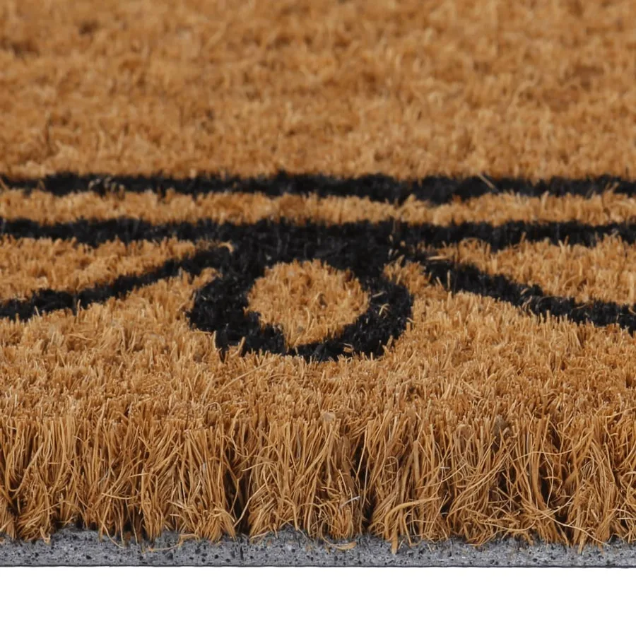 Tapis de porte naturel 45x75 cm fibre de coco touffeté - 4