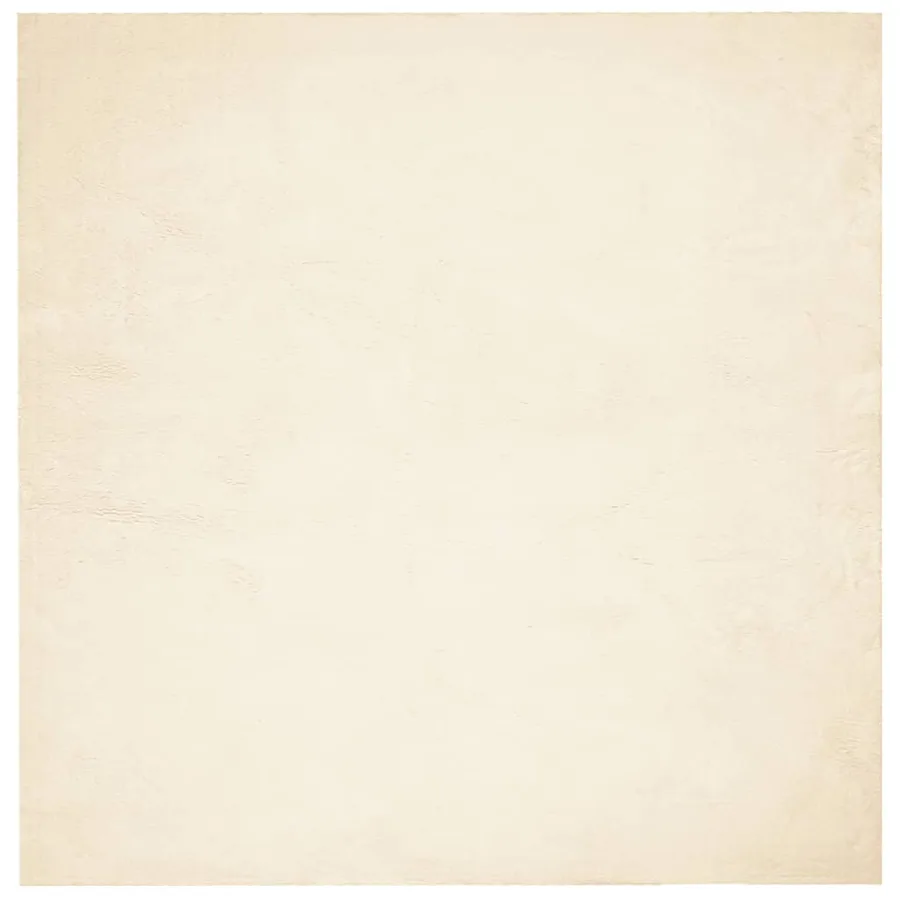 Tapis HUARTE à poils courts doux et lavable crème 200x200 cm - 2