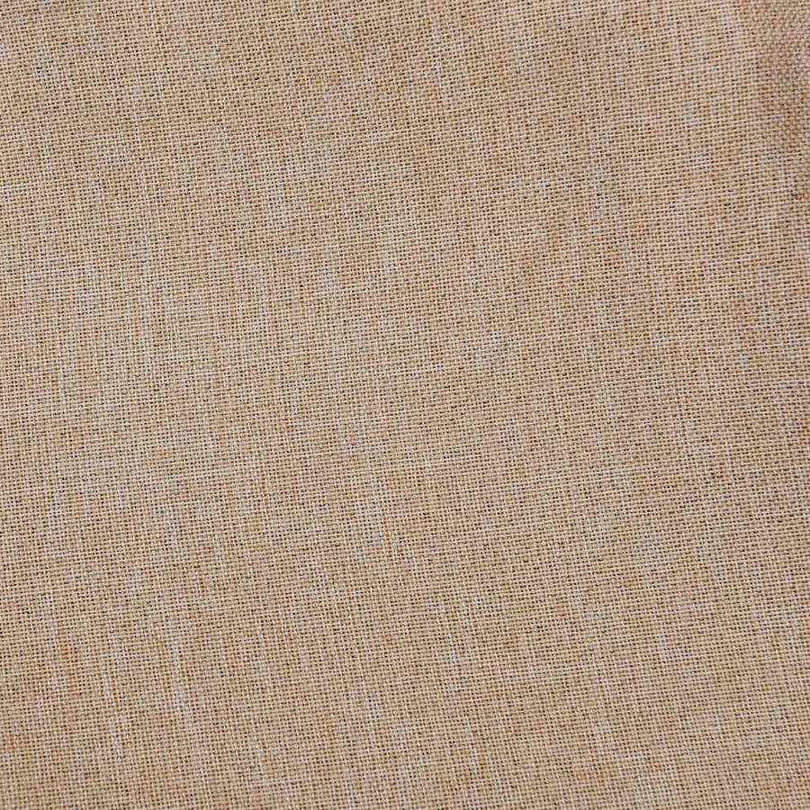 Rideaux occultants aspect lin avec œillets 2pcs beige 140x175cm - 4