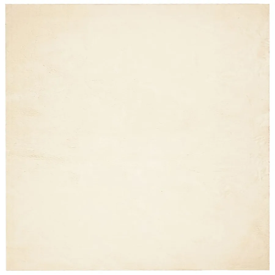 Tapis HUARTE à poils courts doux et lavable crème 160x160 cm - 2