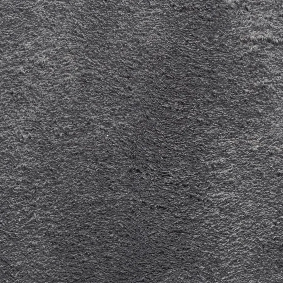 Tapis HUARTE à poils courts doux lavable anthracite 160x160 cm - 9