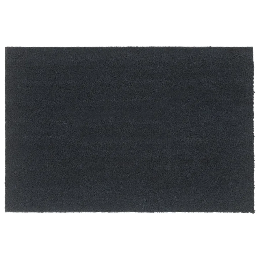 Tapis de porte gris foncé 60x90 cm fibre de coco touffeté