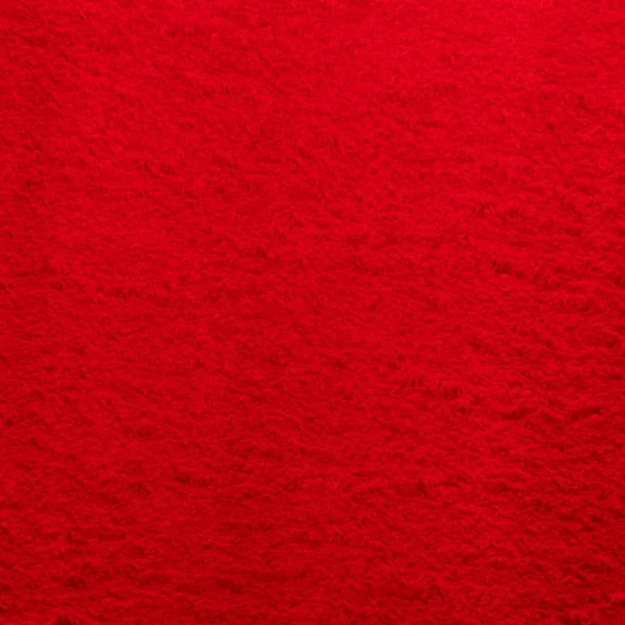 Tapis HUARTE à poils courts doux et lavable rouge 140x200 cm - 9