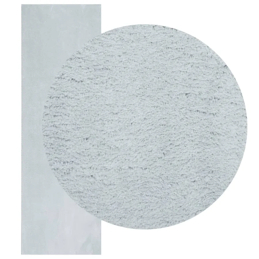 Tapis HUARTE à poils courts doux et lavable bleu 80x250 cm - 3