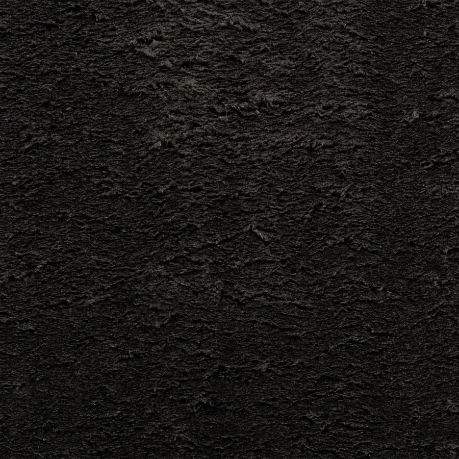 Tapis HUARTE à poils courts doux et lavable noir 200x200 cm - 9