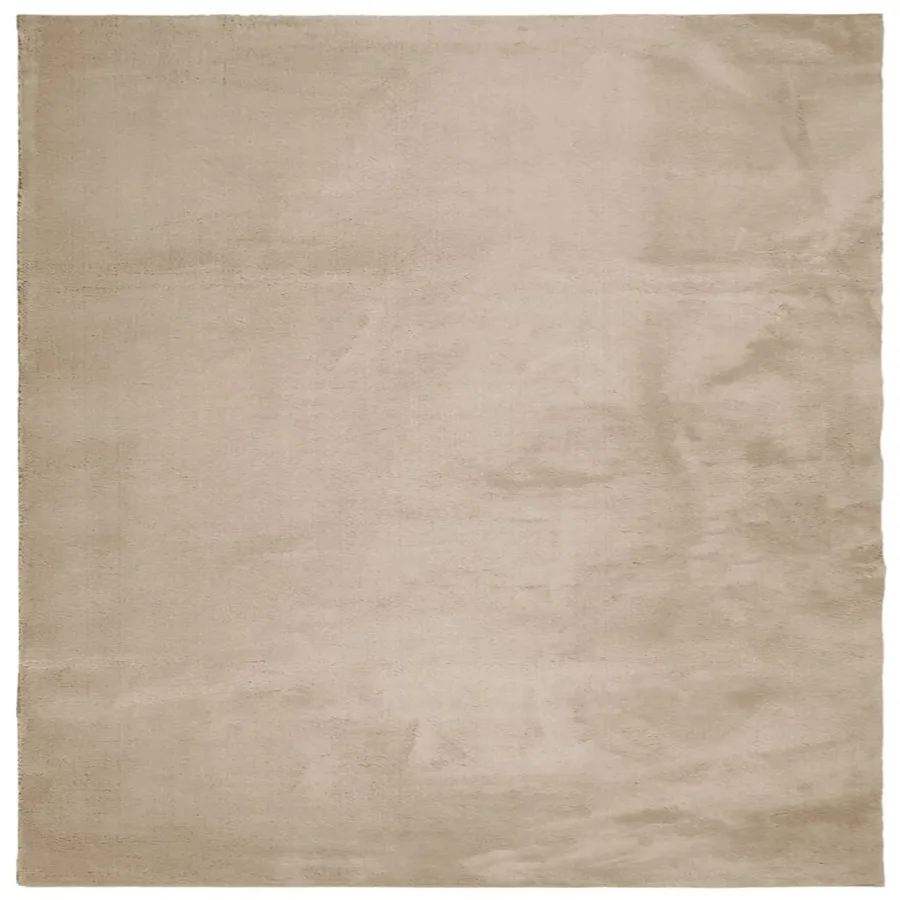 Tapis HUARTE à poils courts doux et lavable sable 240x240 cm - 2