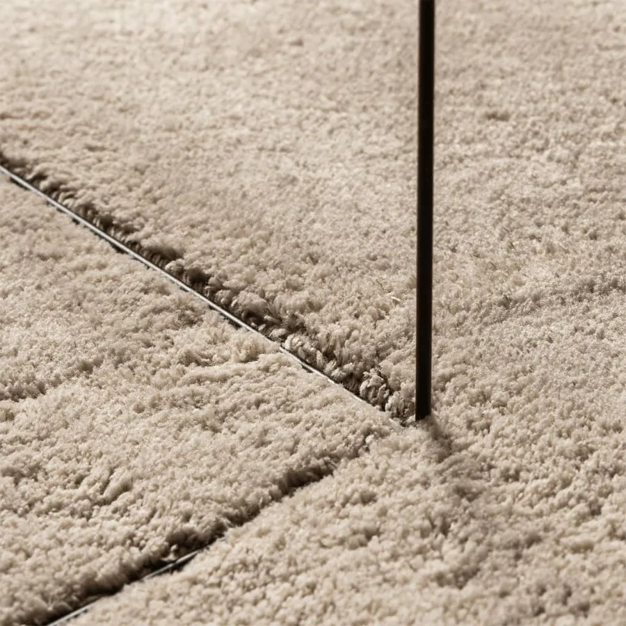 Tapis HUARTE à poils courts doux et lavable sable 200x200 cm - 8
