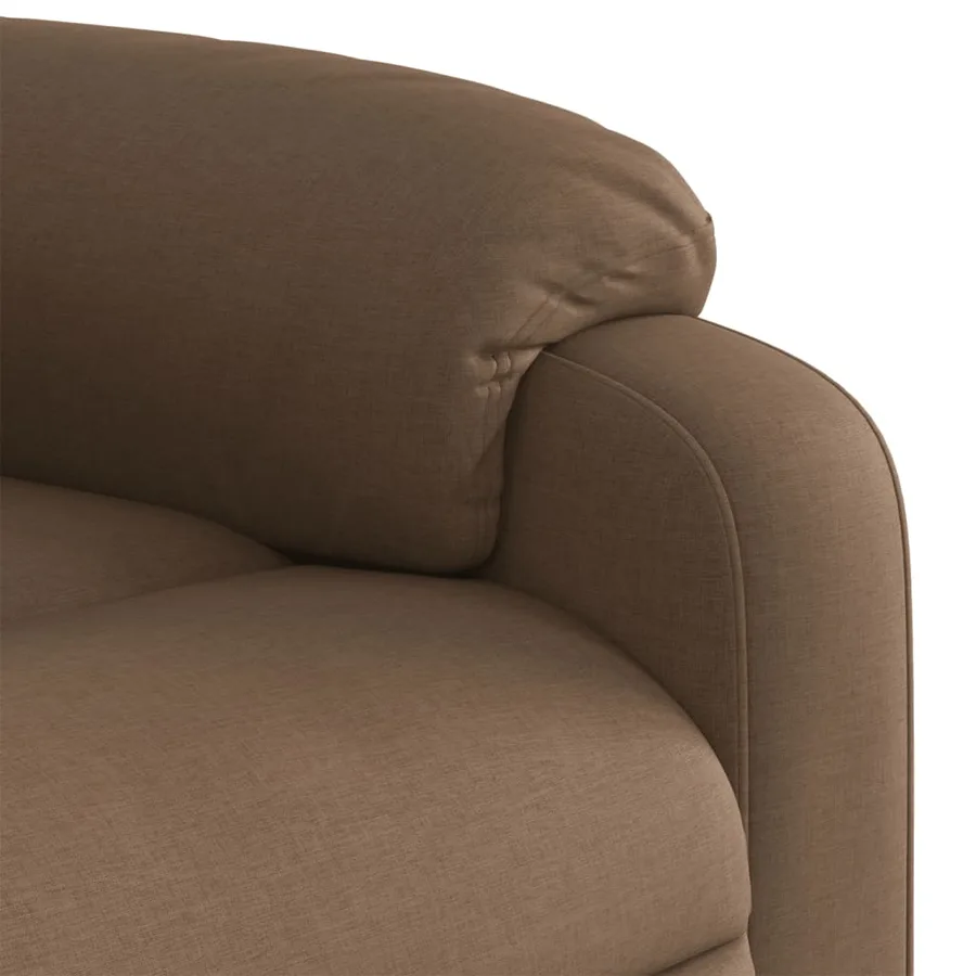 Fauteuil inclinable Marron Tissu - 8