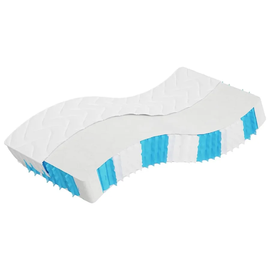 Matelas à ressorts ensachés dureté moyenne 80x200 cm