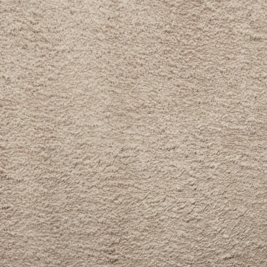 Tapis HUARTE à poils courts doux et lavable sable Ø 160 cm - 9