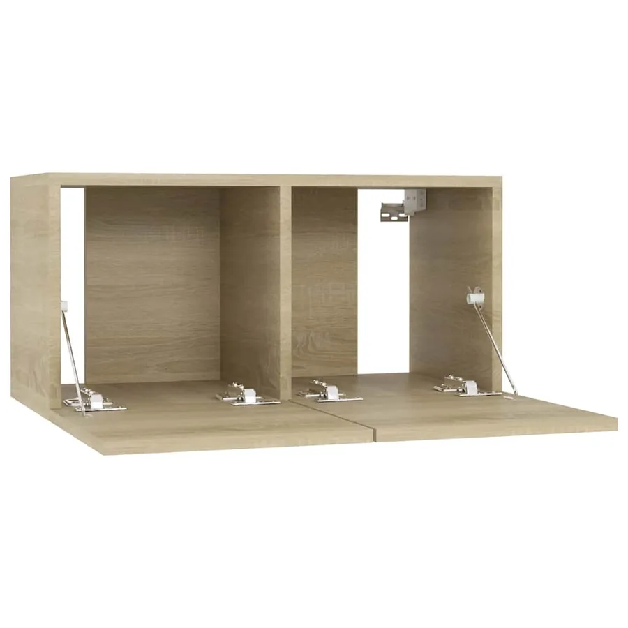 Meuble TV suspendu Chêne sonoma 60x30x30 cm - 5