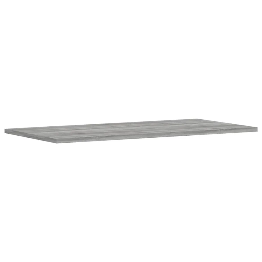 Étagères murales 4 pcs sonoma gris 80x40x1,5 cm bois ingénierie - 4