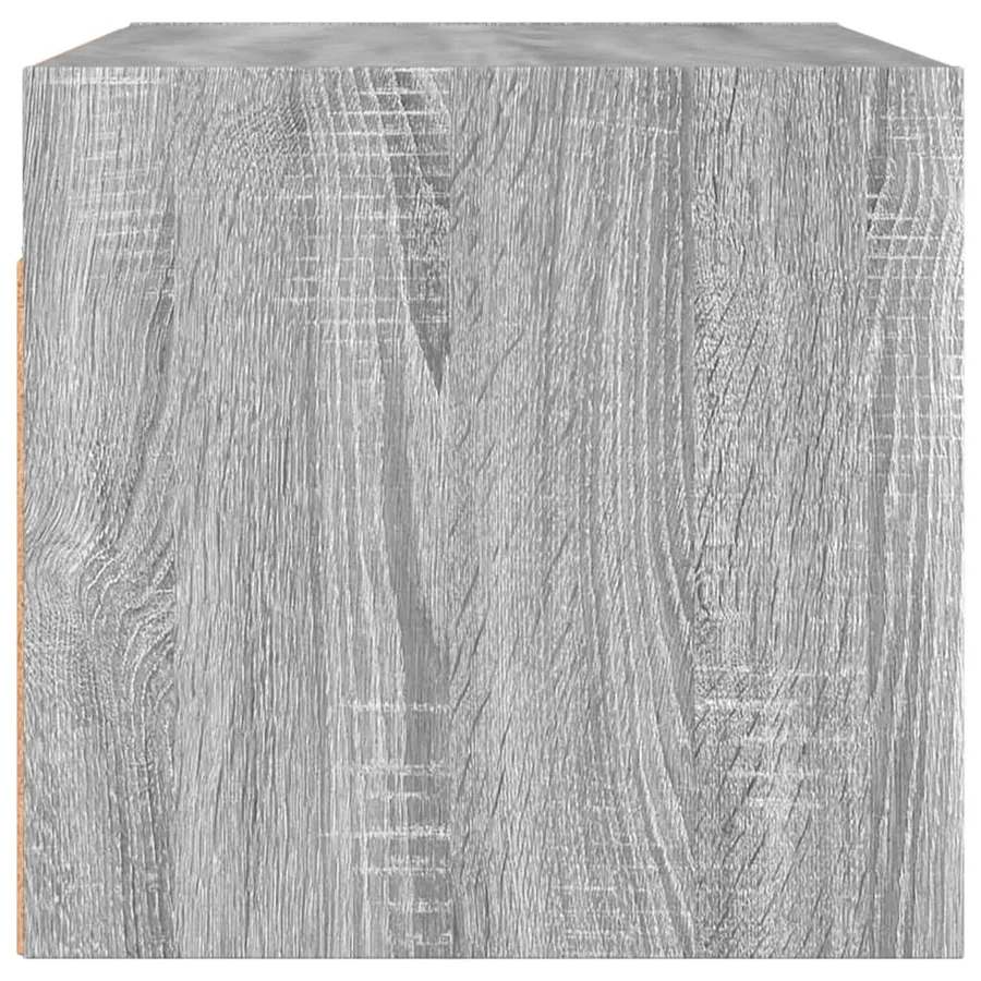 Armoires murales portes vitrées 2 pcs sonoma gris 68,5x37x35 cm - 8