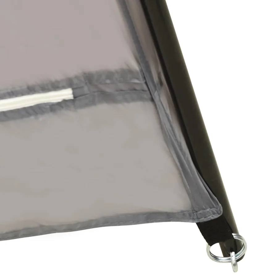 Tente de piscine Tissu 500x433x250 cm Gris - 4