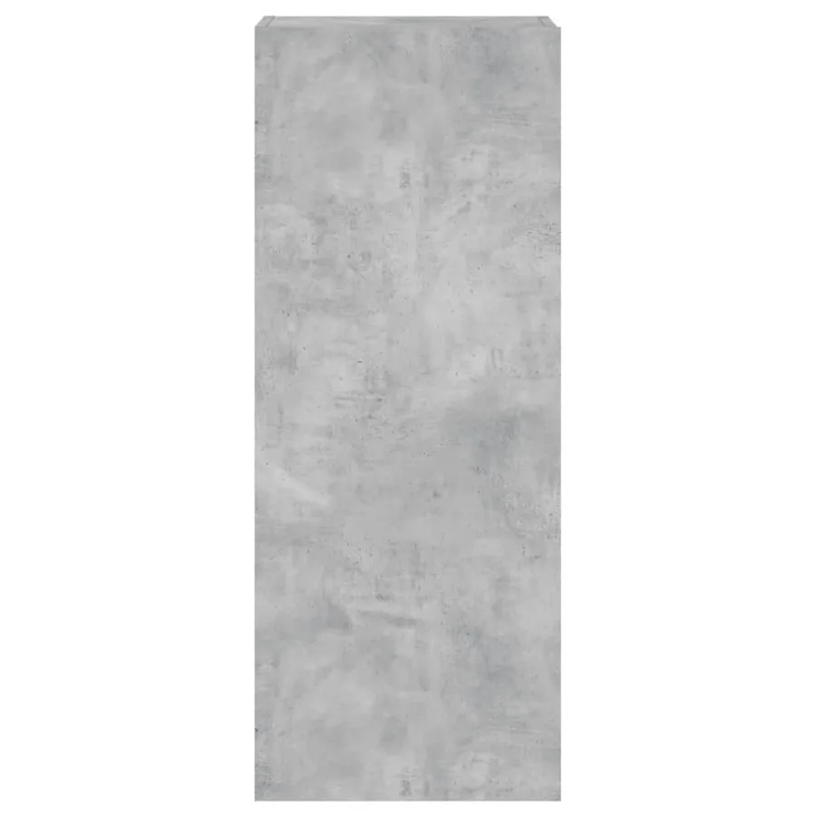 Meuble TV mural gris béton 40,5x30x102 cm bois d'ingénierie - 7