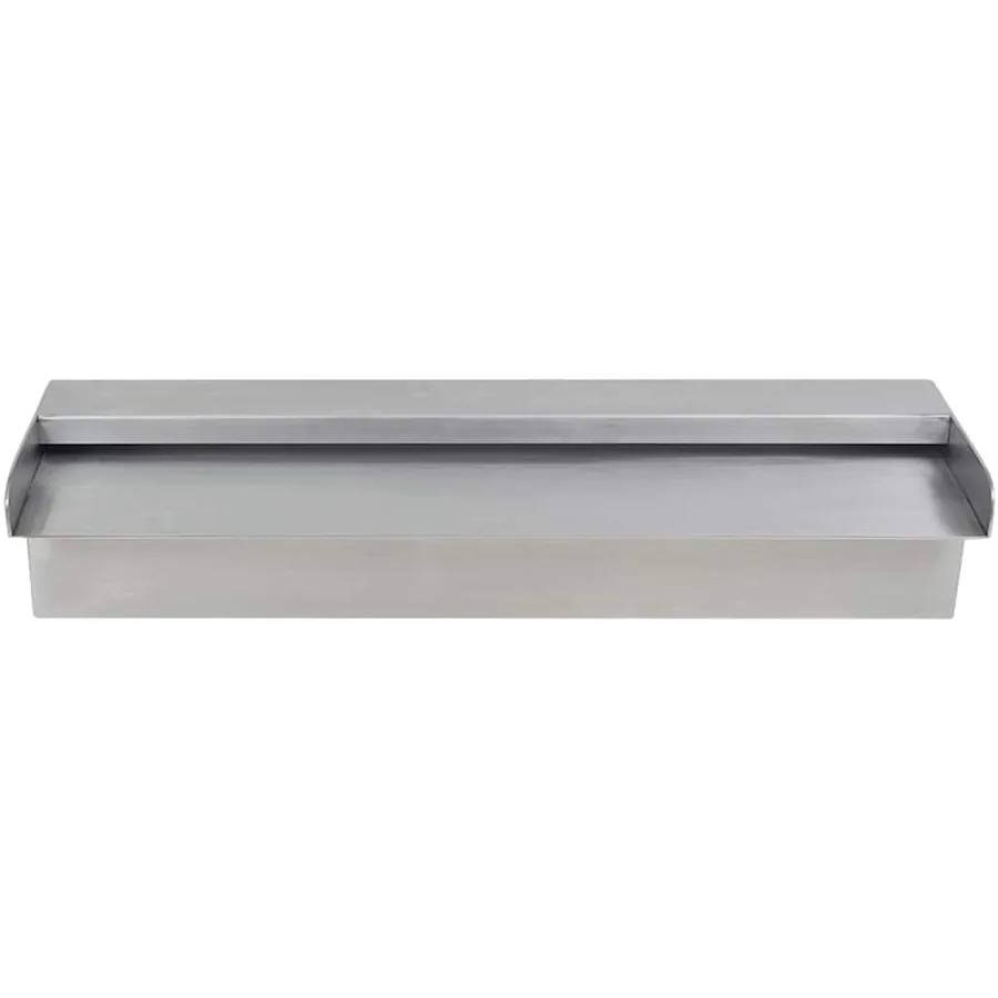 Lame d'eau rectangulaire 45 cm Acier inoxydable pour piscine - 2