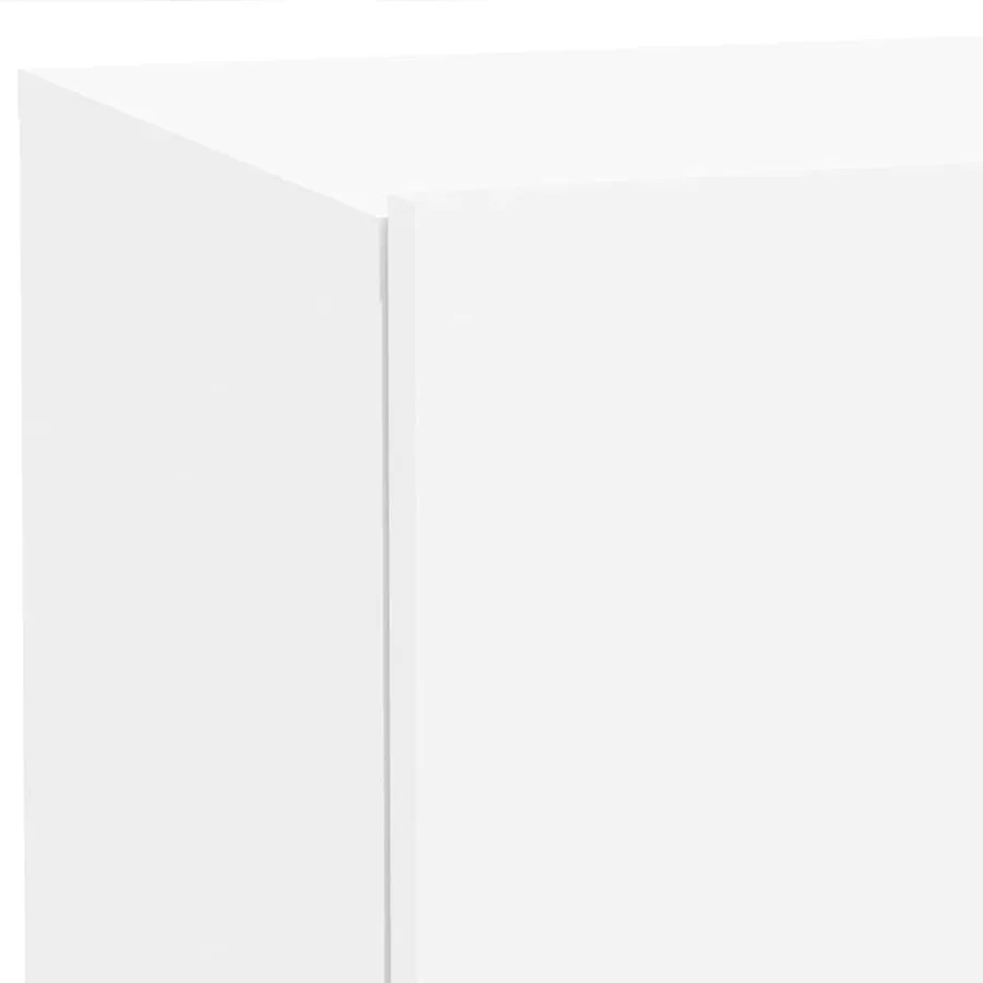 Table de chevet avec lumières LED blanc 70x36x40,5 cm - 10