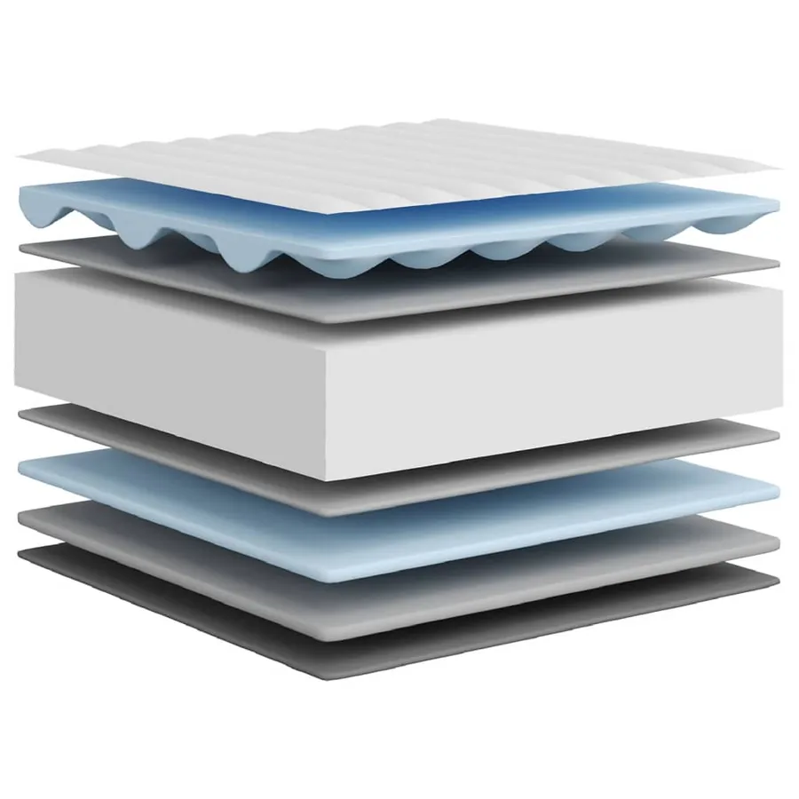 Matelas en mousse moyennement doux 140x190 cm - 7