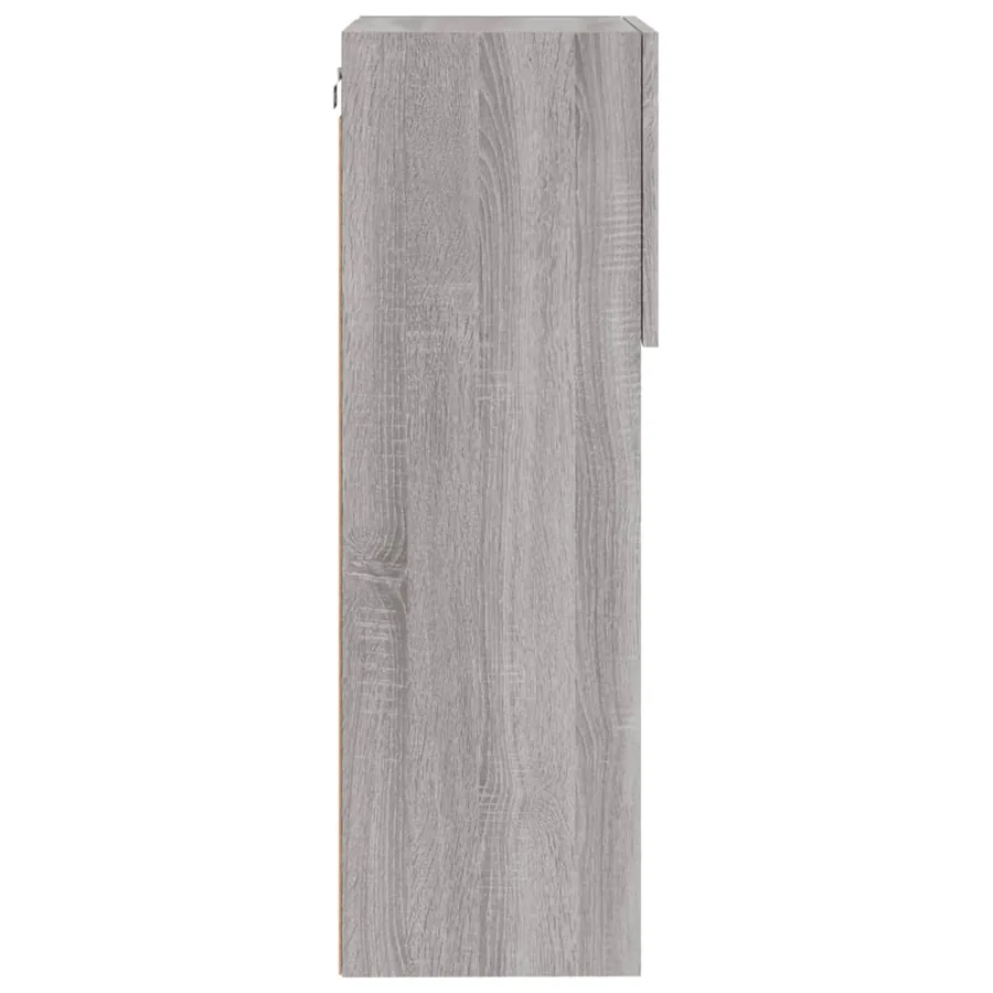 Meubles TV avec lumières LED 2 pcs sonoma gris 40,5x30x90 cm - 10