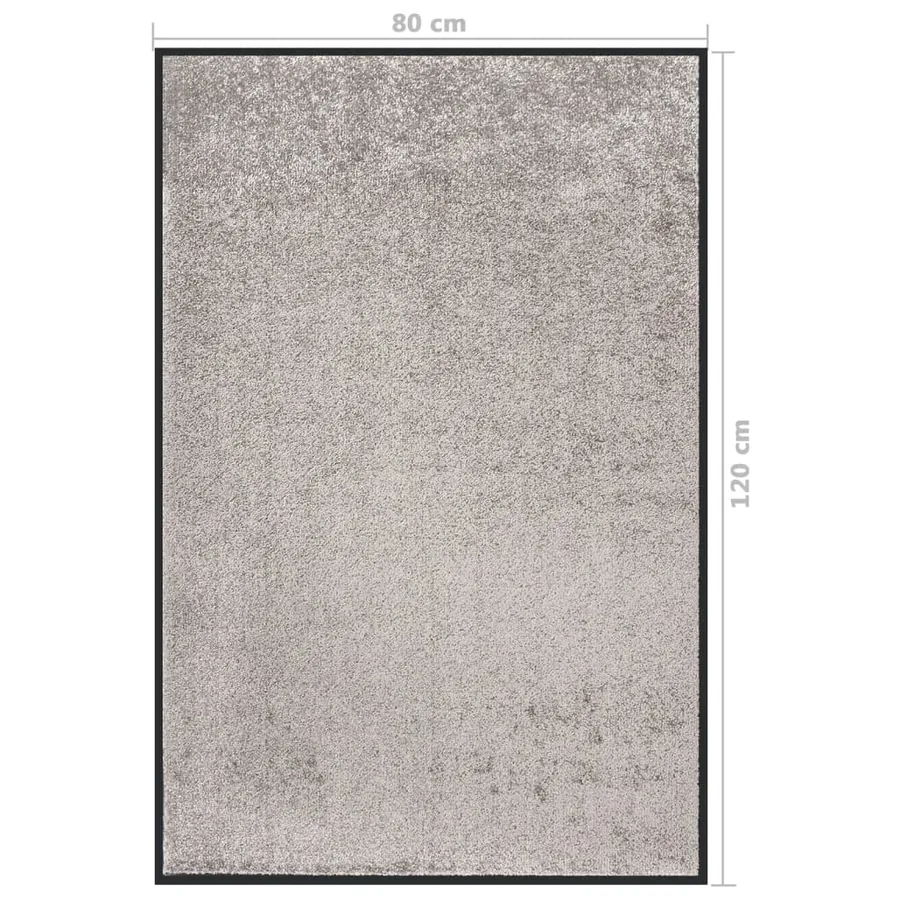 Paillasson Gris 80x120 cm - 6