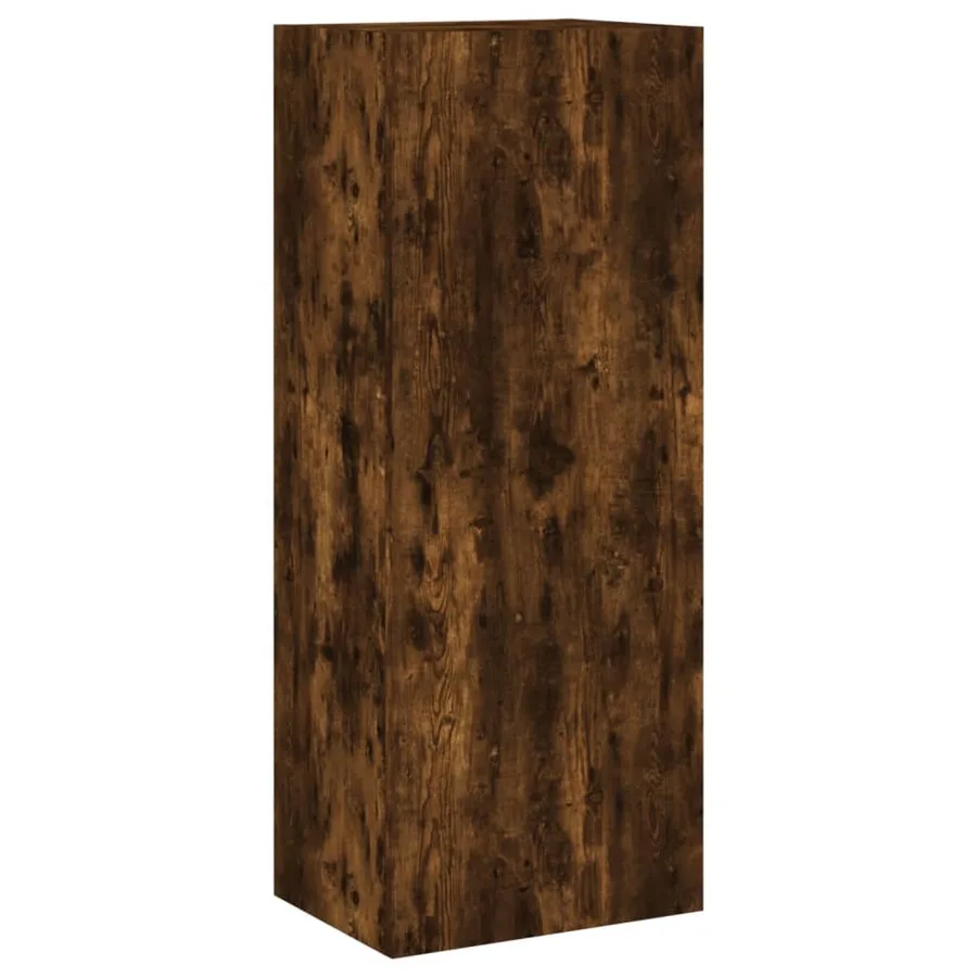 Unités murales TV 5 pcs chêne fumé bois d'ingénierie - 7