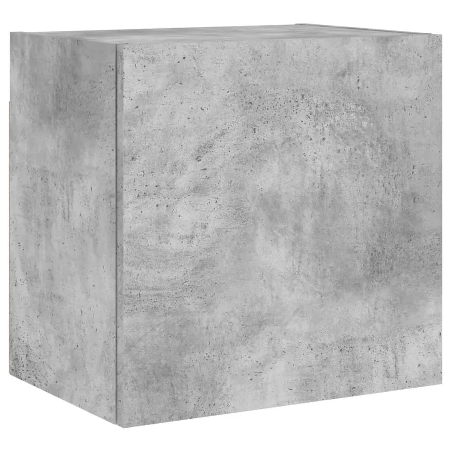 Meubles TV muraux 2 pcs gris béton 40,5x30x40cm bois ingénierie - 6