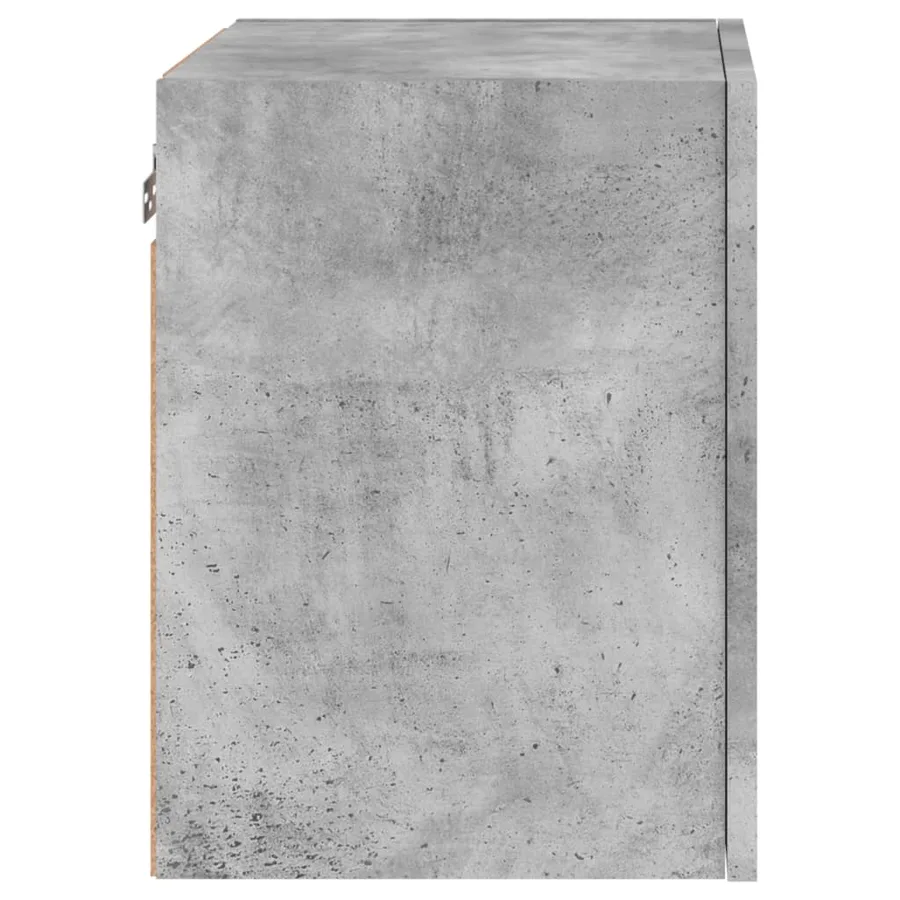 Meubles TV muraux 2 pcs gris béton 40,5x30x40cm bois ingénierie - 9