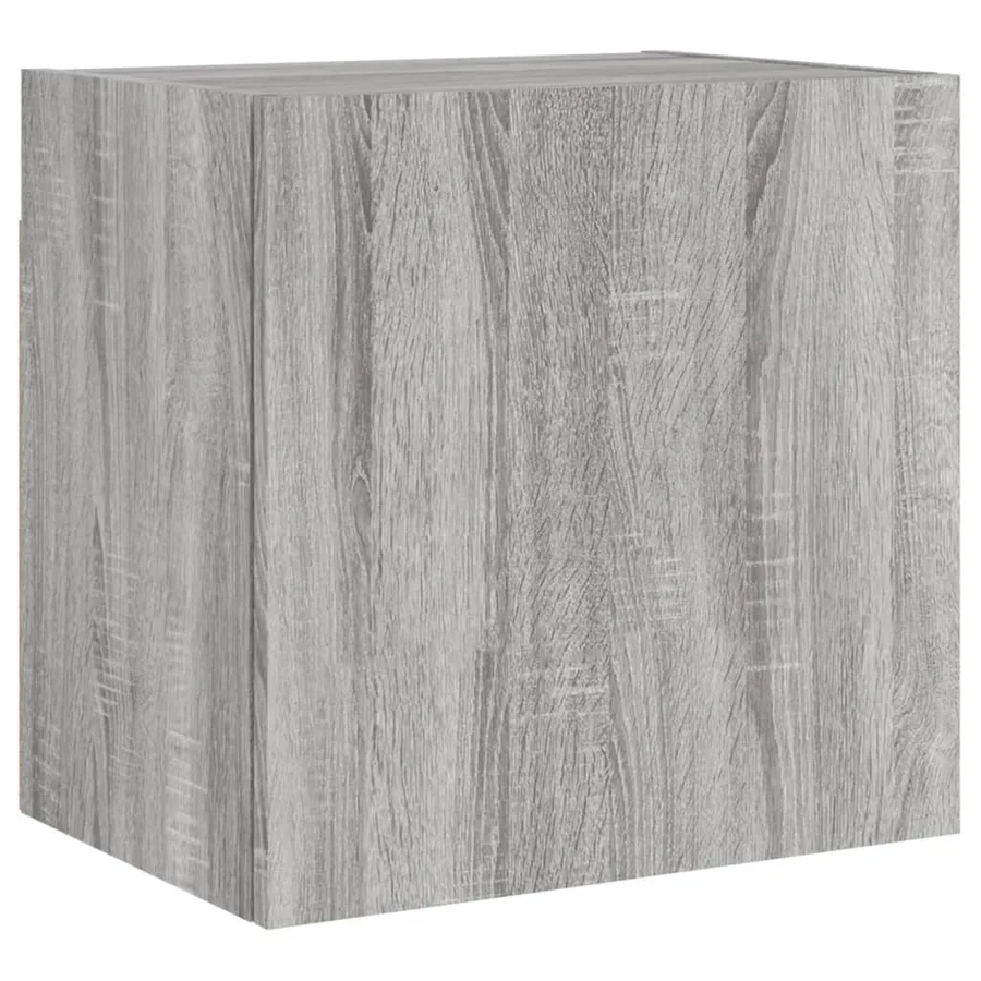 Unités murales TV 4 pcs sonoma gris bois d'ingénierie - 7