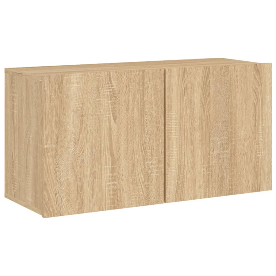 Unités murales TV 5 pcs chêne sonoma bois d'ingénierie - 6