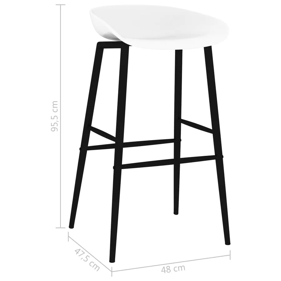 Ensemble de bar 7 pcs Noir et blanc - 13