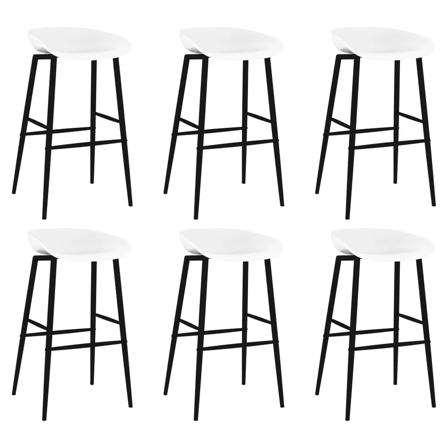 Ensemble de bar 7 pcs Noir et blanc - 6