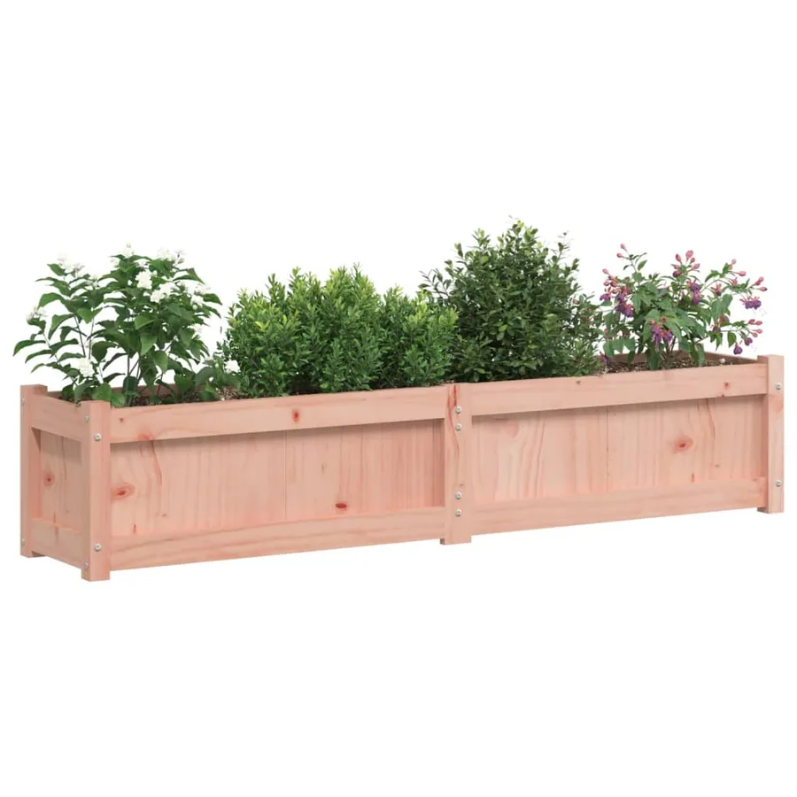 Jardinière 150x31x31 cm bois massif douglas - 4