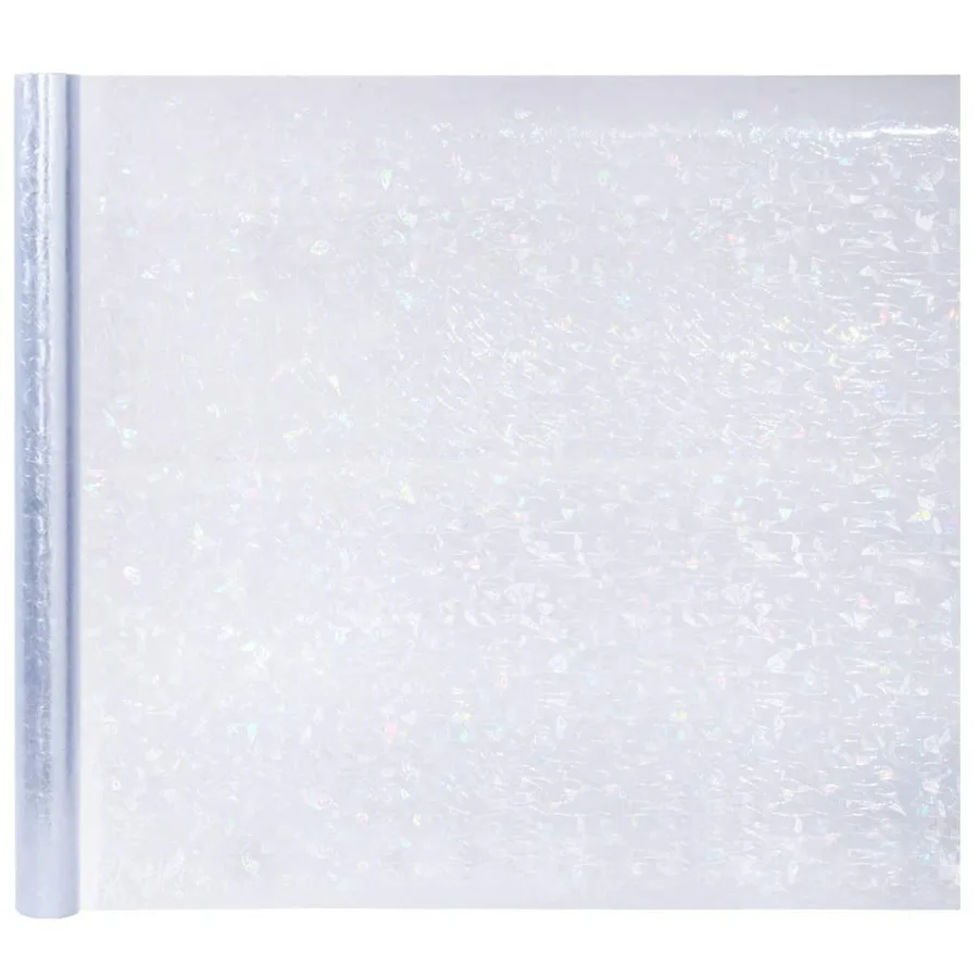 Films pour fenêtre 5 pcs dépoli motif arc-en-ciel 3D PVC - 4
