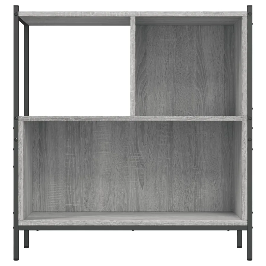 Bibliothèque sonoma gris 72x28x77,5 cm bois d'ingénierie - 5
