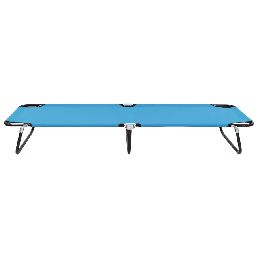 Chaise longue pliable Bleu Acier - 38