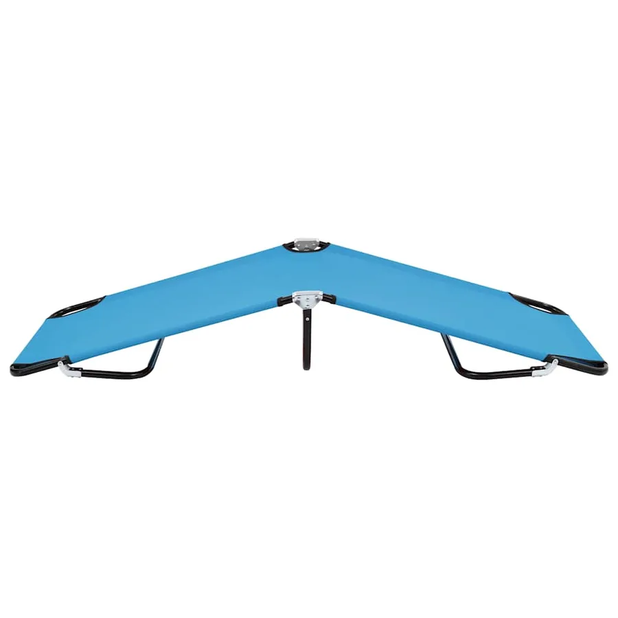 Chaise longue pliable Bleu Acier - 39