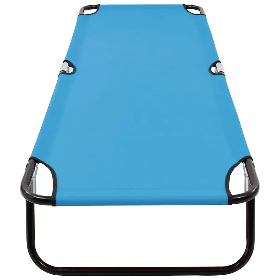 Chaise longue pliable Bleu Acier - 41