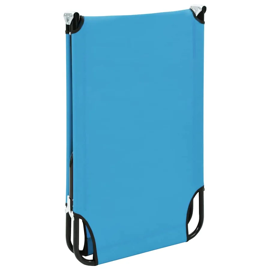 Chaise longue pliable Bleu Acier - 42