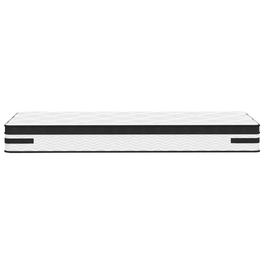 Matelas à ressorts ensachés Moyen Plus 90 x 200 cm Blanc - 5