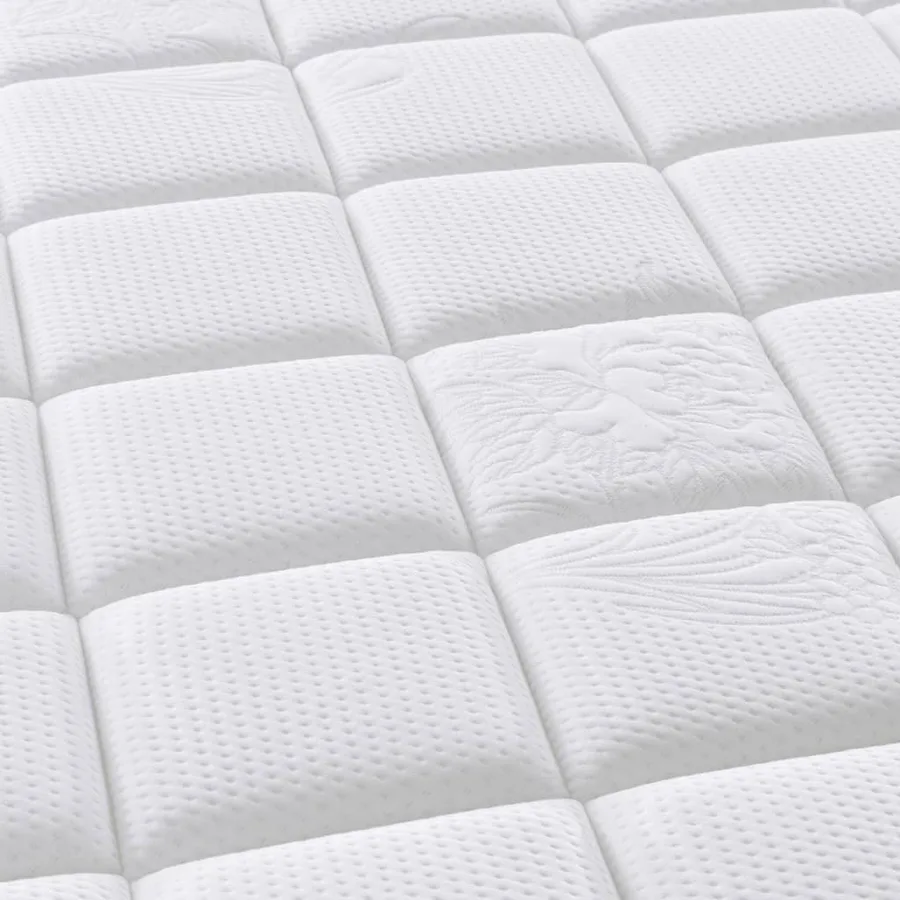 Matelas à ressorts ensachés Moyen Plus 90 x 200 cm Blanc - 7