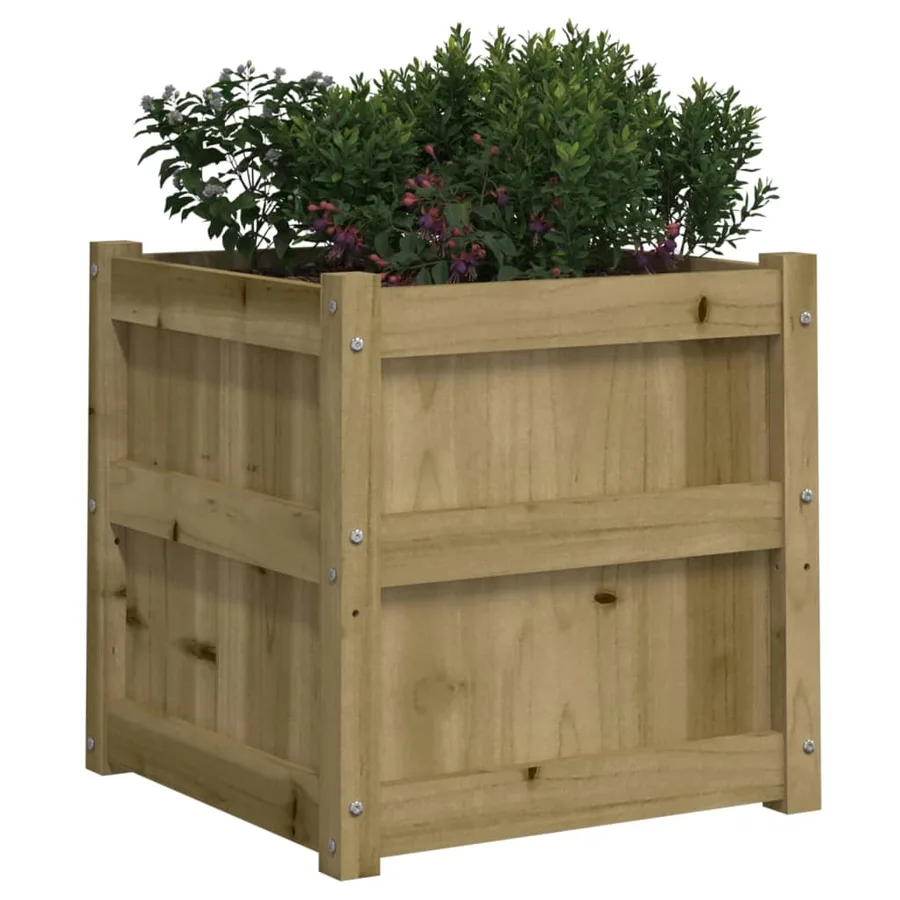 Jardinières 2 pcs bois de pin imprégné - 4