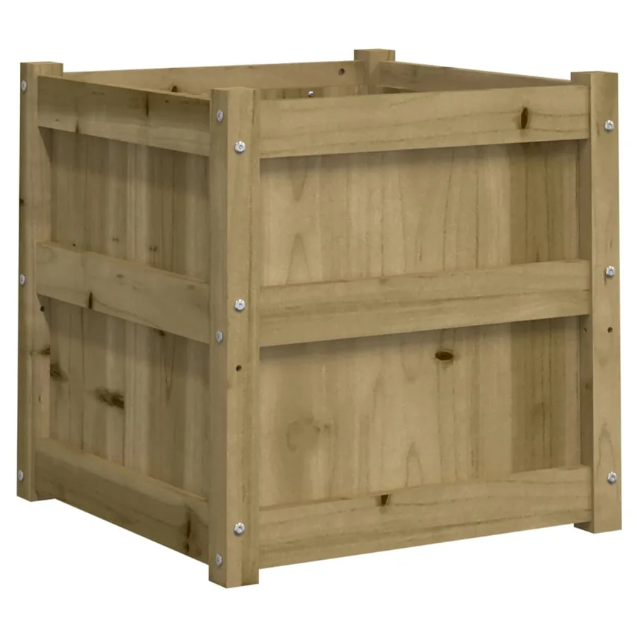 Jardinières 2 pcs bois de pin imprégné - 5