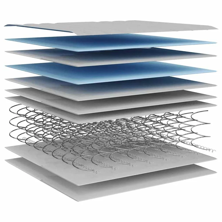 Matelas à ressorts bonnell moyen 90x200 cm - 7