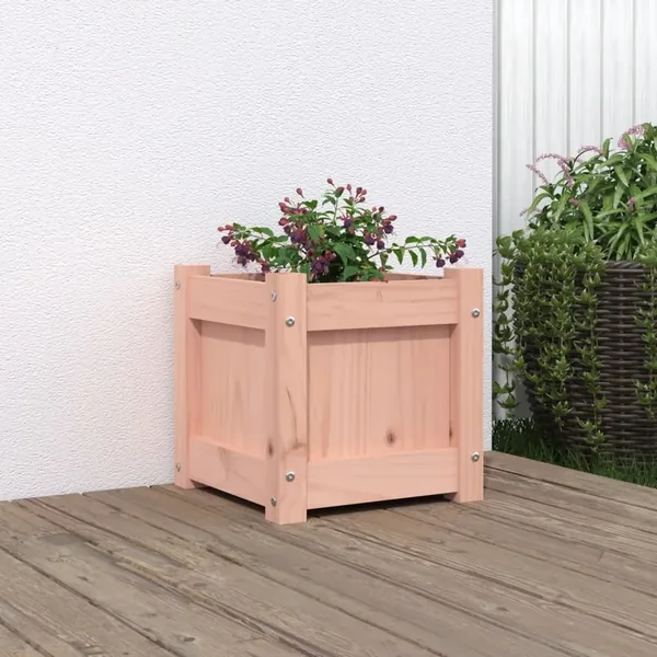 Jardinière 31x31x31 cm bois massif de douglas