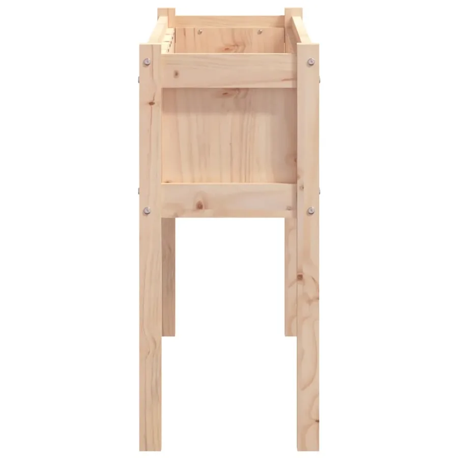 Jardinières avec pieds 110x31x70 cm bois de pin massif - 6